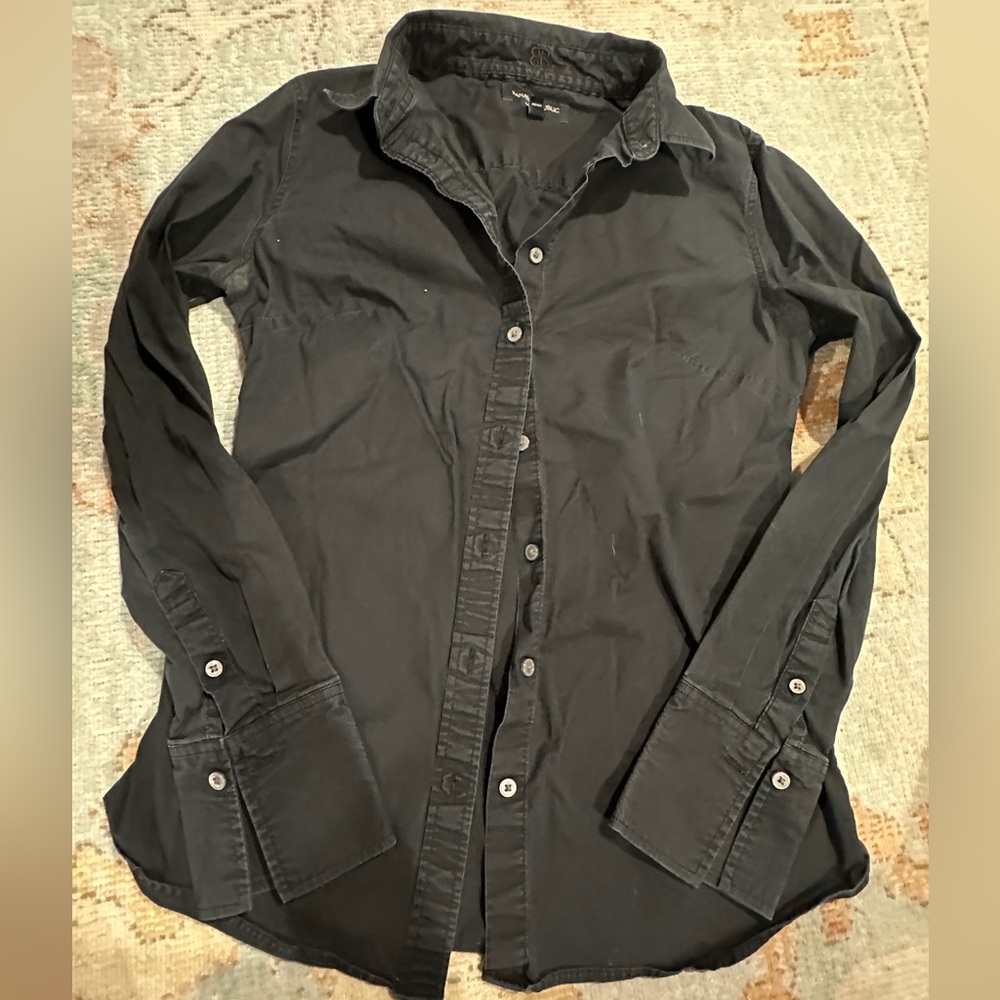 Black Banana republic button down top size 2